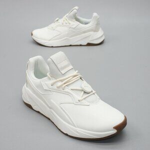 Puma Ladies 6.5 Fier Nitro White Lace-up White Running Shoes Sneakers 389932-04